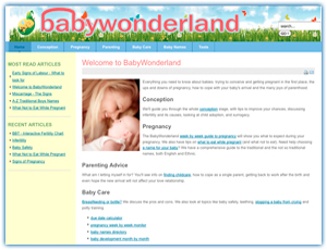 babywonderland website