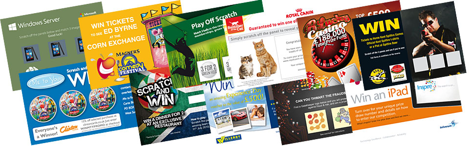 promotional scratchcards